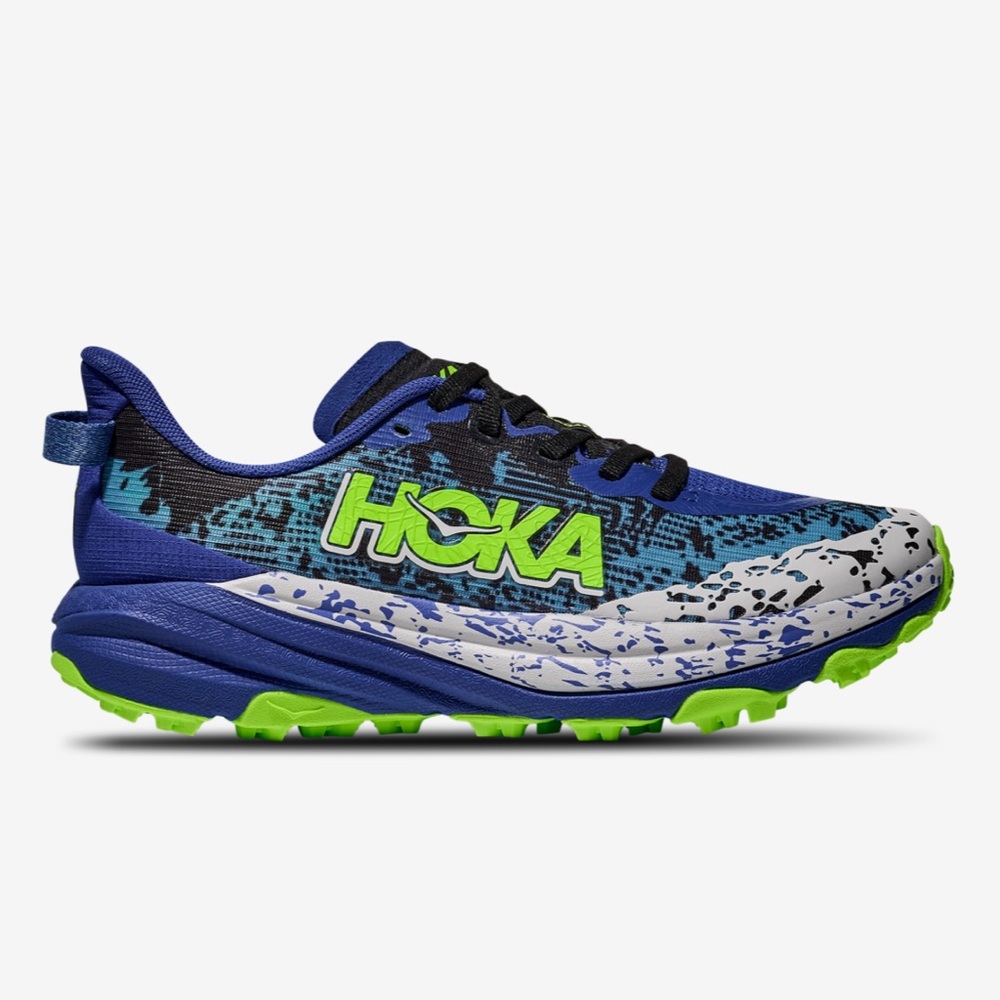Hoka Big Kids Speedgoat 6 Navy/Green